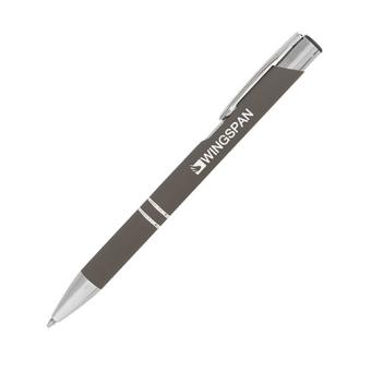 Kugelschreiber "Crosby" mit gummierter Oberfläche