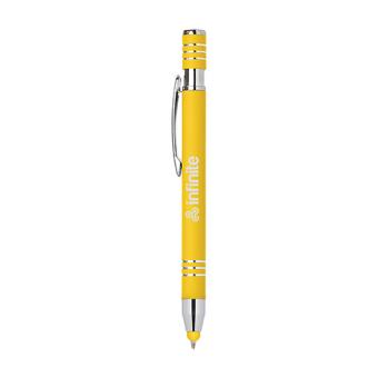 Farbe gelb Touchpen Kugelschreiber aus Metall 