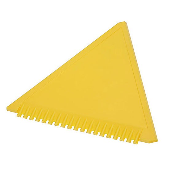 Eiskratzer "Dreieck" gelb