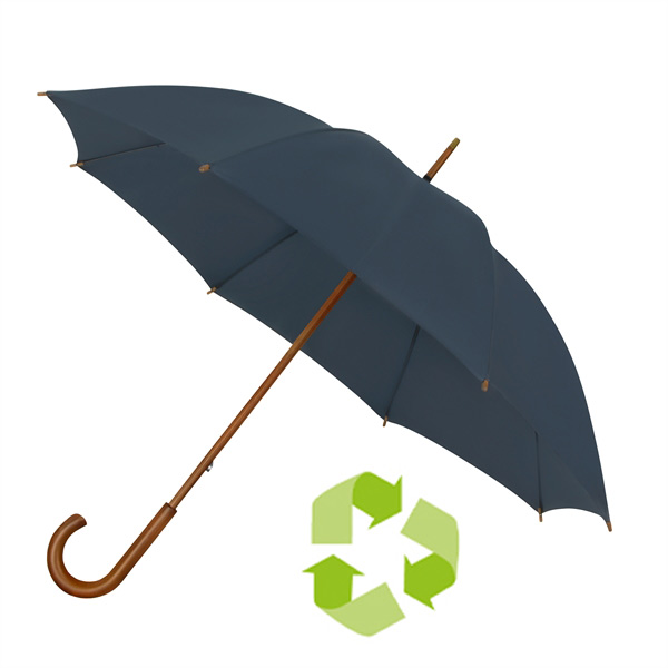 Windsicherer Schirm "ECO" mit 100% recyceltem Ökotuch und Glasfibergestell  Bitte Farbe wählen!