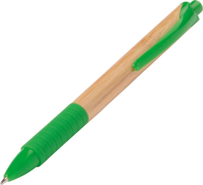 Kugelschreiber "Bamboo" mit Bambusschaft grün