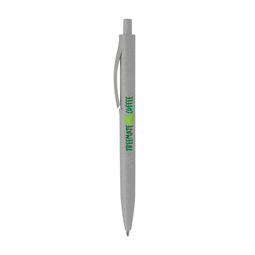 Zen - Eco Kugelschreiber aus Weizenstroh Grau