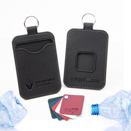 Schlüsselkartenetui  - key card Tasche für Renault & Dacia aus zu  80% recyceltem PET, genarbte Optik