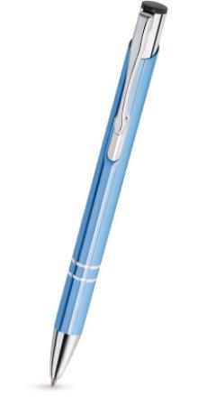 Metall-Kugelschreiber "Cosmo" mit metallisch glänzender Oberfäche